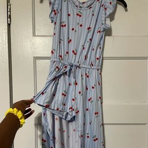 One step up romper dress